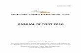 ANNUAL REPORT 2016 - voltronicpower.com · Acts on global depositary receipts ... Financial analysis for the past five years ... for uninterruptible power supplies ...