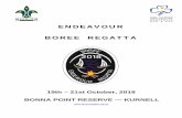ENDEAVOUR BOREE REGATTA - southmetscouts.comsouthmetscouts.com/wp-content/uploads/2018/08/Boree-Regatta... · Let the Endeavour Boree Regatta begin. David Leivesley Endeavour Boree