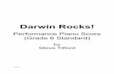 Darwin Rocks! - Musicline · Darwin Rocks! Performance Piano Score ... Small notes are ... -ri- gin, ta-king cri - ti - ci - sm 33 on E¨ the chin, while the e ...