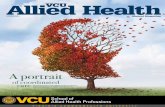 Allied Health VCU - University Blogswp.vcu.edu/sahp/wp-content/uploads/sites/3224/2014/06/SAHP_Mag... · Allied HealthVCU Alumni Magazine VIRGINIA COMMONWEALTH UNIVERSITY ... M.A.Ed.