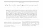 Abundance of Antarctic picophytoplankton and their ... · Abundance of Antarctic picophytoplankton and their response to light and nutrient ... first phase of the experiment, a second