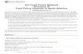  · C = county L = local R = regional S = state * = still under development 1 CLF Food Policy Network Directory of Food Policy Councils in …