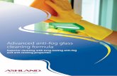Advanced anti-fog glass cleaning formularagitesting.com/resourcePortfolio/wp-content/uploads/... · 2014-09-25 · Advanced anti-fog glass cleaning formula ... (1% aqueous solution)