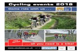 CTC DEVON 2018 Cycling Events - bikeweb.org.ukbikeweb.org.uk/2018_cycling_events.pdf · Cycling events 2018 Come ride with us . . ....all you need is a bike! – part of facebook