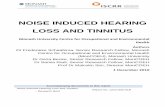 NOISE INDUCED HEARING LOSS AND TINNITUS - .NOISE INDUCED HEARING LOSS AND TINNITUS Introduction Tinnitus