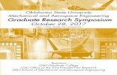 Oklahoma State University Mechanical and Aerospace ...€¦ · Mechanical and Aerospace Engineering Graduate Research Symposium October ... Drilling Experimental and Finite Element