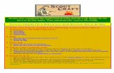 Scouts who completed the Gold Cord in Cubs and the … · 9 To live by the Scout Law Scout Law Scout Promise 1. A Scout is trustworthy. 2. A Scout is Loyal. ... • The Large seven-pointed