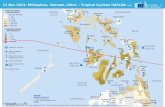 11 Nov 2013: Philippines, Vietnam, China Tropical … · 11 Nov 2013: Philippines, Vietnam, China – Tropical Cyclone HAIYAN (2/2) Predicted storm surge of 1 – 1.5m (JRC) HAINAN