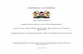 REPUBLIC OF KENYA - Home - Directorate of … · REPUBLIC OF KENYA THE PRESIDENCY ... Format for Citizens’ Service Delivery Charter ... agency in the interest of good industrial
