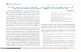Propranolol Therapy for Infantile Hemangioma and …medcraveonline.com/JPNC/JPNC-02-00051.pdf · Journal of Pediatrics & Neonatal Care. Citation: Horev A,Zvulunov A (2015) Propranolol