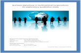 Business diplomacy in multinational corporations: An ...essay.utwente.nl/62485/1/MSc_T_Wolters.pdf · Structured literature review and research direction ... Business diplomats should