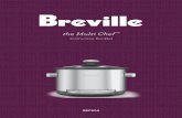 the Multi Chef - Breville Philippines · of this multi cooker. ... the instructions provided in this book. • Always operate the multi cooker on a ... unless states in the recipe