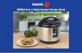 VERSA 8-in-1 Cookbook.FINAL - Fagor America · VERSA 8-in-1 Multi-Cooker Recipe Book. VEGETABLE 2 3 Introduction Thank you for purchasing the Fagor Versa 8-in-1 Multi-Cooker. ...