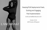 Keeping PLM Deployments Fresh, Exciting and Engaging …content.pi.tv/events/PI Apparel Berlin 2016/presentations/1045_1425... · Keeping PLM Deployments Fresh, Exciting and Engaging