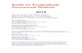 Guide for Postgraduate Coursework Studentssydney.edu.au/arts/media_communications/.../MECOPGCWGuide.pdf · 1 Guide for Postgraduate Coursework Students 2018 Faculty of Arts and Social