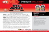 PRODUCT DATA SHEET - shop.maxmuscle.com · Super Antioxidant Formula! YOUR ASSURANCE OF QUALITY® VIT-ACELL ... Sugar Free. Your mind and body will feel the difference! ...