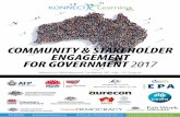 COMMUNITY & STAKEHOLDER ENGAGEMENT FOR GOVERNMENT 2017 · 2017-06-16 · Community & Stakeholder Engagement for Government 2017 will give you the ... Global Lead Communication and