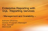 Enterprise Reporting with SQL Reporting Services Reporting... · SSRS Integration with SharePoint „v2 ...