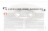 A Life Line for Addicts · glutamate, a chemical messenger ... role of glutamate in addiction. Returning the brain to a state ... Cocaine appears to cause this deficiency by reducing