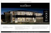 DP Eminent web - mainvueprestige.com · staircase with open iron railing ... • Master Suite features dual walk-in closets, designer free standing tub, Quartz counters, European