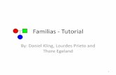 Familias - Tutorialfamilias.name/tutorial/familias_tutorial_english.pdf · • lick ZAdd [ to enter a marker. In the new window, enter as shown. ... To access the functions of an