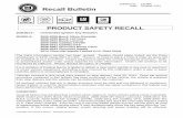 Bulletin No.: Date: Recall Bulletin · Recall Bulletin Bulletin No.: Date: 14299C ... Page 2 October 2014 Bulletin No.: ... Dealers are to install two 16mm outer diameter key rings