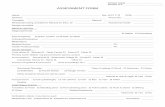 ASSESSMENT FORM - The PostureWorks and Mobility Evaluation with... · Wheelchair being considered: Manual Elec. Assessment Date: People consulted: MEDICAL HISTORY ... ASSESSMENT FORM