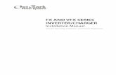 FX AND VFX SERIES INVERTER/CHARGER - Energy … · FX AND VFX SERIES INVERTER/CHARGER Installation Manual Includes Mounting, Installation, and Product Registration
