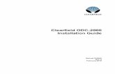 Calix ODC-2000 Installation Guide - Clearfield, Inc. · Clearfield ODC-2000 Installation Guide February 2018 Manual 019565 ... houses two Calix C7 shelves, serving up to 960 copper
