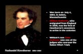Nathaniel Hawthorne 1804-1864 · and the means of redemption through public confession. ... Hypocrisy is seen not only as a sin in . The Scarlet Letter, but as a sin that leads