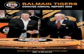 BALMAIN TIGERS Reports/BTRLFC_20… · BALMAIN TIGERS CONCISE ANNUAL REPORT 2008 Balmain Tigers Rugby League Football Club Limited ABN: 75 002 592 949