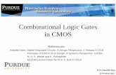 Combinational Logic Gates in CMOS - College of .Combinational Logic Gates in CMOS ... np-CMOS (Zipper