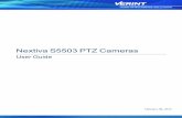 Nextiva S5500 PTZ Series User Guide - … · Safety Alwaysobservethefollowingprecautionstoreducetheriskofinjuryand equipmentdamage: DonottouchtheNextivaS5500PTZseriesduringalightingstorm.During