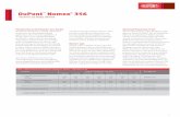 DuPont Nomex 356 filespecifically to address the less-demanding requirements and increased cost constraints of electrical applications, the Nomex® 300 Series provides good value-in-use.
