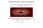 SUPPORT MATERIAL - Kendriya Vidyalayakvkankarbaghpatna.org.in/Course Materials/CM/10th/Math_II_10.pdf · SUPPORT MATERIAL . SUBJECT: MATHEMATICS . CLASS ... Combination of figures