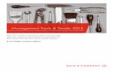 Management Tools & Trends 2013 - Bain & Company · 2 Management Tools & Trends 2013 A desire for profitable growth and the challenges to it The most urgent priority indicated by all