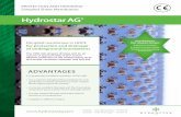Hydrostar AG€¦ · EXCELLENT GROUND WATER CONTROL Advantages of Hydrostar AG® • Made with 100% recycled HDPE Resins • High compressive strength utilizing a unique