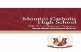 Montini Catholic High School · James Van De Velde ‘70 Chairman Emeritus ... Montini Catholic High School Lombard, Illinois William Weigel ... Ernest & Pamela Iannotta