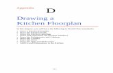 Drawing a Kitchen Floorplan - World Class CADworldclasscad.com/architectural_pdf/appendix d1 drawing a kitchen... · In this chapter, you will learn the ... counter and appliances