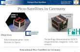 Pico-Satellites in Germany - UNISEC Global · Prof. Dr. Klaus Schilling Computer Scienc VII: Robotics & Telematics . German Pico-Satellites . SpaceMaster . is supported by scholarships