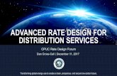 ADVANCED RATE DESIGN FOR DISTRIBUTION SERVICES · 12/11/2017 · ADVANCED RATE DESIGN FOR DISTRIBUTION SERVICES ... Y M O U N T A I E I N STI T U Source: Rate Design for the Distribution