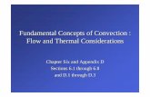 Fundamental Concepts of Convection : Flow and Thermal ... Transfer... · Fundamental Concepts of Convection : Flow and Thermal Considerations ... fluid and a surface. ... Fluid Properties: