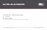 USER MANUAL - Solid Signalmanuals.solidsignal.com/vp-732.pdf · 5.4 Connecting the Balanced/Unbalanced Stereo Audio Output 19. 6 Presentation Switcher ... the VP Download ... Review