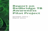 Report on Redbridge TB Awareness Pilot Project - TB … · Redbridge TB Awareness Pilot Project ... to the key messages without pinpointing particular ... Over the next 3 years, the