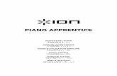 PIANO APPRENTICE - Quickstart Guide - 1 · piano apprentice quickstart guide english ( 3 – 4 ) guÍa de inicio rÁpido espaÑol ( 5 – 6 ) guide d'utilisation simplifiÉ franÇais