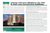 Energy Efficient Windows for Mid- & High-rise Residential Buildings · Energy Efficient Windows for Mid- & High-rise Residential Buildings July 2011 E ... However, structural, safety