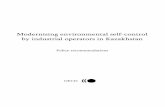 Modernising environmental self-control by industrial ... · Modernising environmental self-control by industrial operators ... and environmental issues, as well as the ... • State