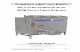 5000 S ERIES MIXER GRINDER - Viking Food … Thompson Meat Machinery 5000 Mixer Mincer and learn how to use it correctly. This manual contains important information and instructions