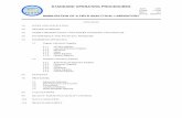 STANDARD OPERATING PROCEDURES - clu-in.org · STANDARD OPERATING PROCEDURES SOP: 1400 PAGE: ... (SOP) provides guidelines to set up a mobile analytical laboratory for ... 1 L 160