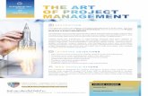 6-8 MARCH 2017 Project Management THE ART 24 … · Anthony Eve, PMP, MAPM, P2 Practitioner, Senior Partner, VP of Consulting, Business Management Consultants ... Version assignment,